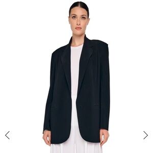 Norma Kamali Black Oversized Blazer
